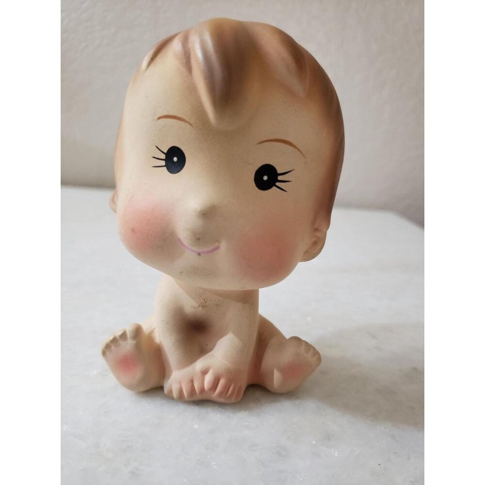 Vintage Ceramic Baby Doll Figurine
